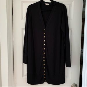 Long Snap Cardigan